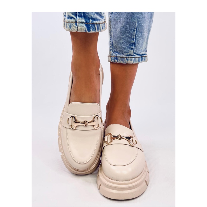 Kyress Mocassini suola alta beige - Inello 2