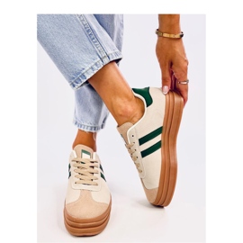 Essa BEIGE/VERDE sneakers da donna - Inello 2