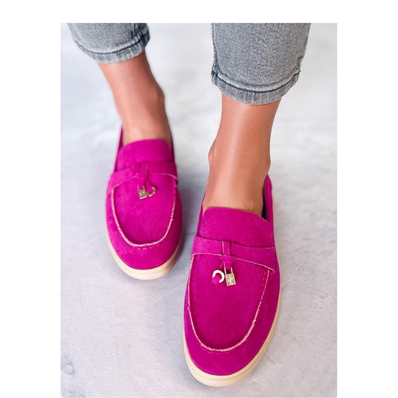 Seastar Mocassini da donna in camoscio rosa 1