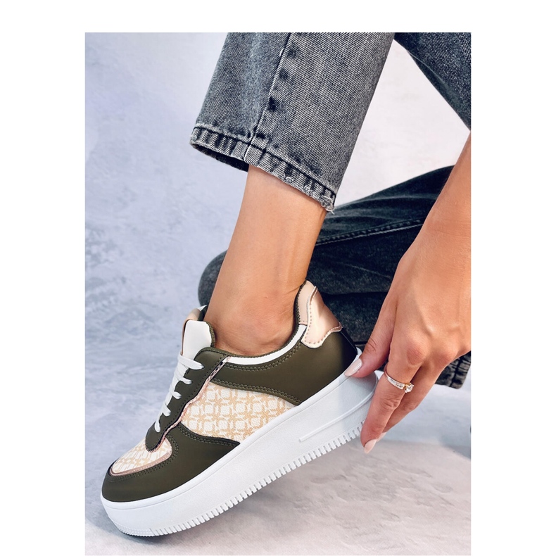 Scarpe sportive da donna Glovi Green - Inello verde 2