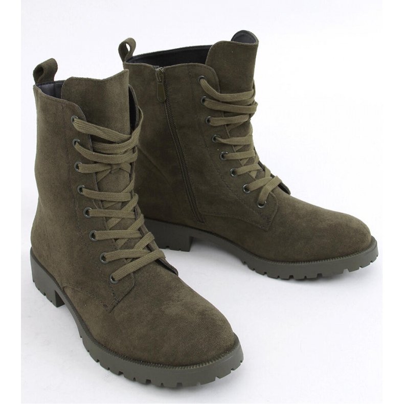 Operaie stringate Bente Green - Inello verde 1