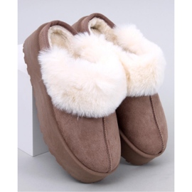 Ciabatte da neve con piattaforma Allod Khaki - Inello beige 1