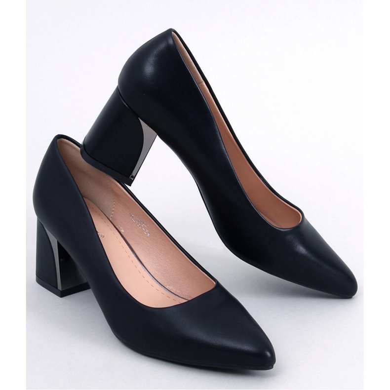 Décolleté nere con tacco alto nero 1