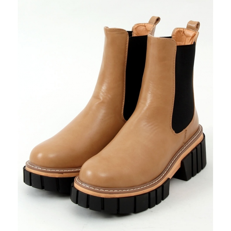 Stivaletti Chelsea da donna Bella LT.KHAKI - Inello marrone 1