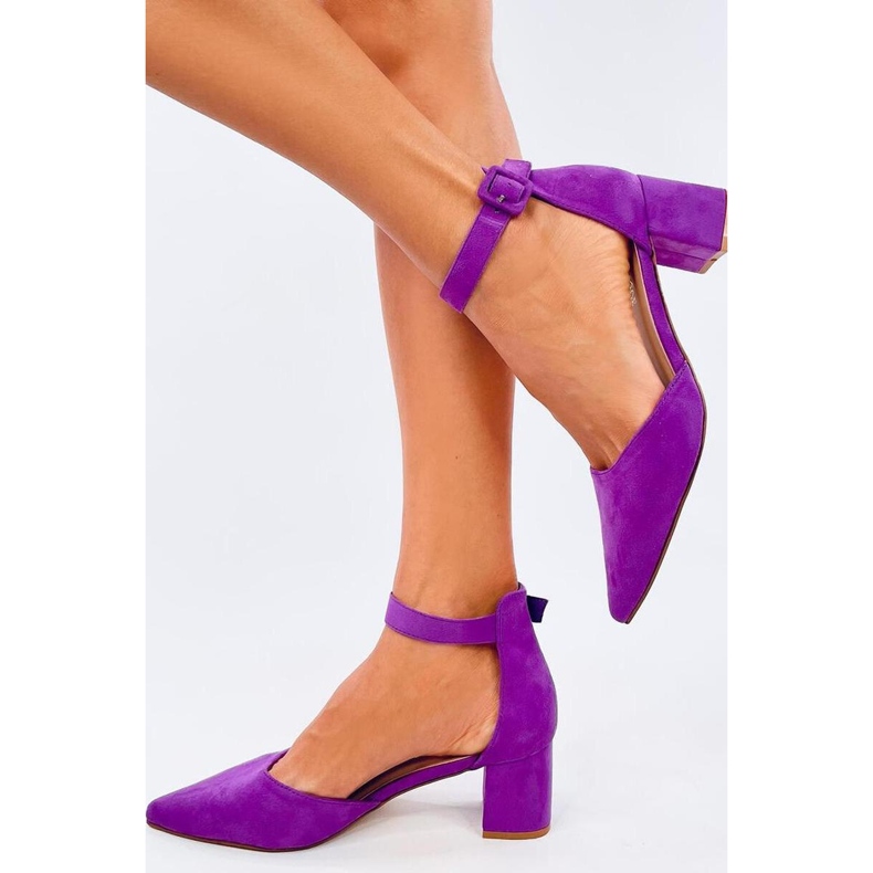 Décolleté con tacco basso Dacrem LT.PURPLE - Inello viola 2