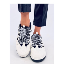 Scarpe da ginnastica da donna Allman Black - Inello bianco 2