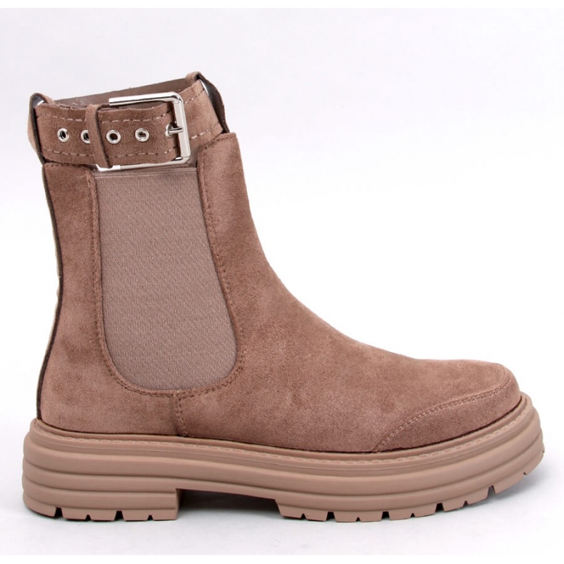 Stivaletti Chelsea da donna Carls Khaki - Inello marrone 1