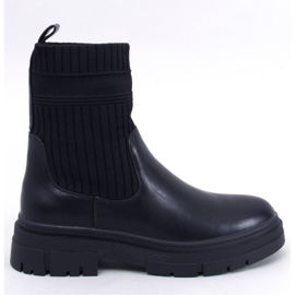 Stivaletti con tomaia elastica Demus Nero - Inello 1