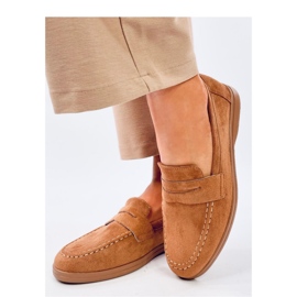 Mocassini da donna cachi marrone 1