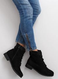 Stivali stringati neri da lavoro J05 neri nero 1