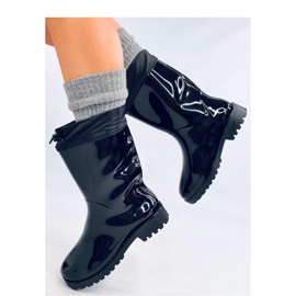 Galosce dipinte con polsino nero 1