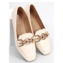 Mocassini da donna beige 1