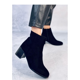 Stivaletti classici con tacco alto Annie Black - Inello nero 2