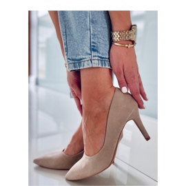 Scarpe col tacco classiche da donna Eurielle Khaki - Inello beige 2