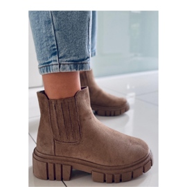 Stivaletti Chelsea da donna Leigh Khaki - Inello beige 2