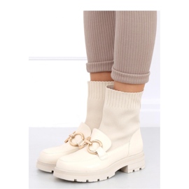 Stivaletti a calzino Tono Beige - Inello 2
