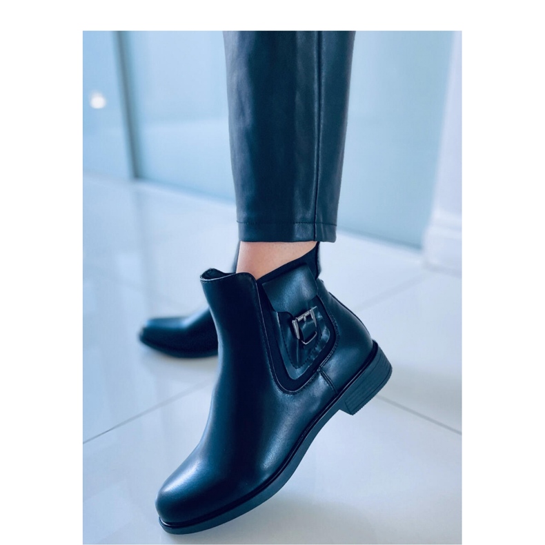 Stivaletti Chelsea da donna neri nero 1