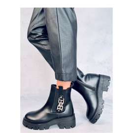 Stivaletti Chelsea da donna Vida Black - Inello nero 2