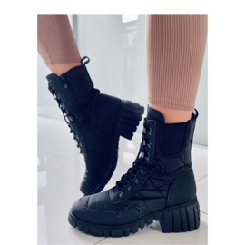 Stivaletto gioiello in nylon nero - Inello 2