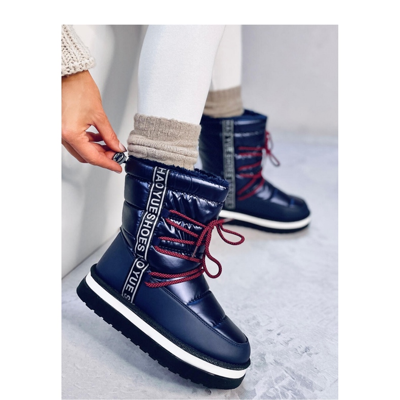 Stivali da neve da donna Archie Navy - Inello 2