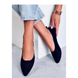 Kayla Ballerine intrecciate nere - Inello nero 2