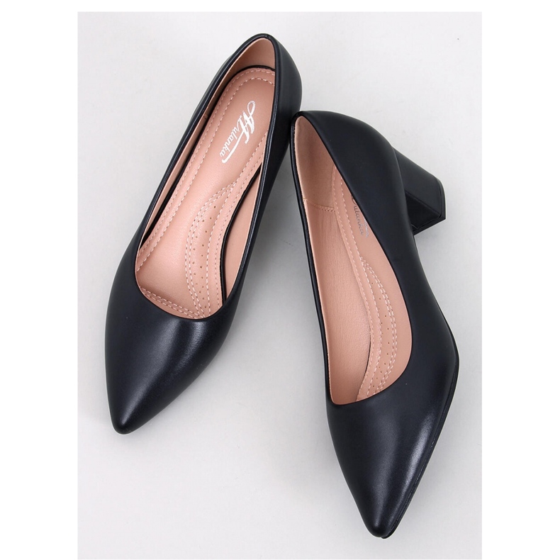 Crafts Décolleté nere con tacco basso - Inello nero 1