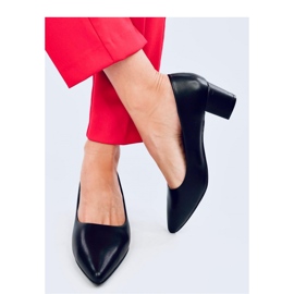 Crafts Décolleté nere con tacco basso - Inello nero 2
