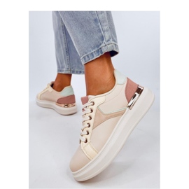 Sneakers da donna colorate rosa 1