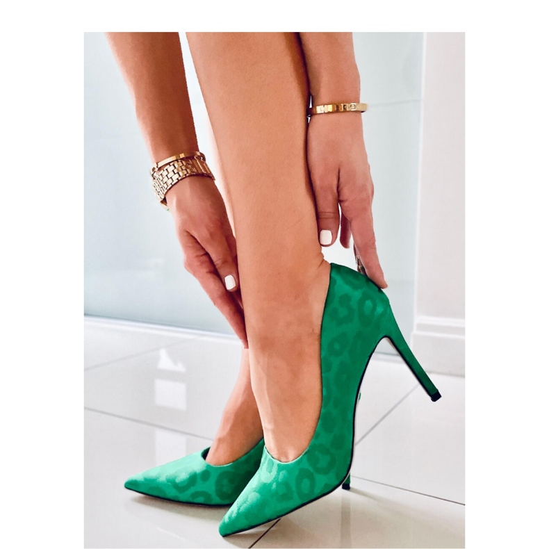 Tacchi alti da donna verdi verde 2