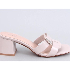 Sandalo Infradito eleganti con tacco alto Lafar Beige - Inello 1