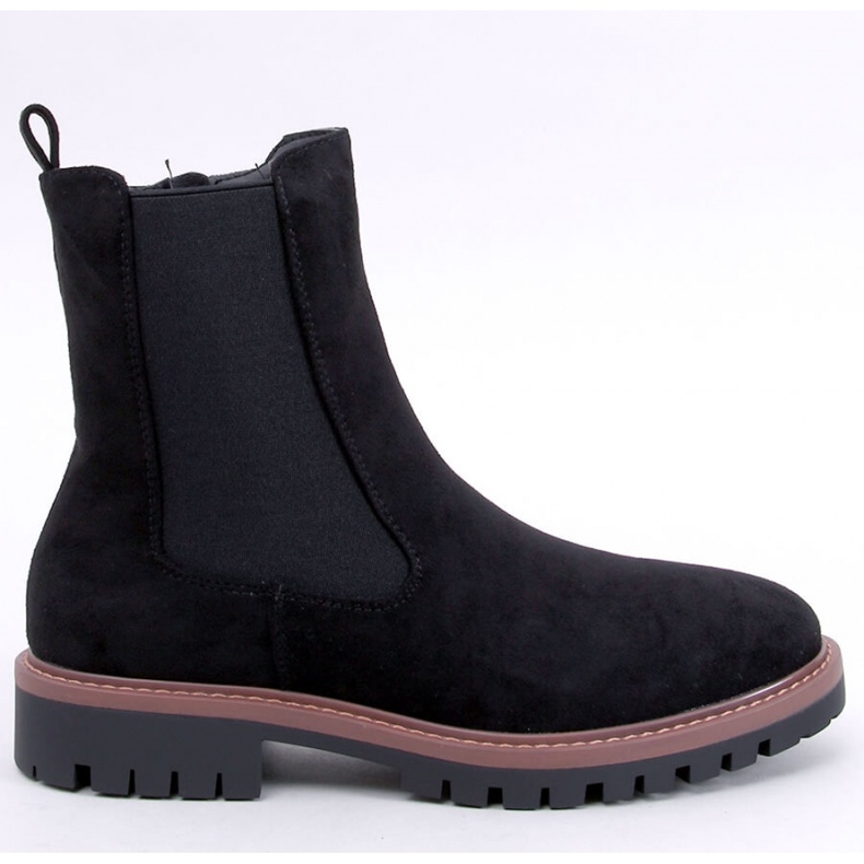 Fuqua Stivaletti Chelsea in camoscio nero - Inello 1