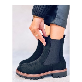 Fuqua Stivaletti Chelsea in camoscio nero - Inello 2
