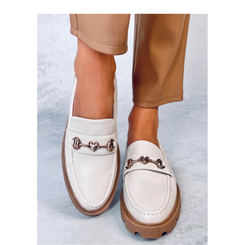 Mocassini con Topolino Beige - Inello 1