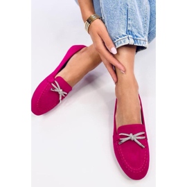 Mocassini Marsoin in camoscio fucsia - Inello rosa 1