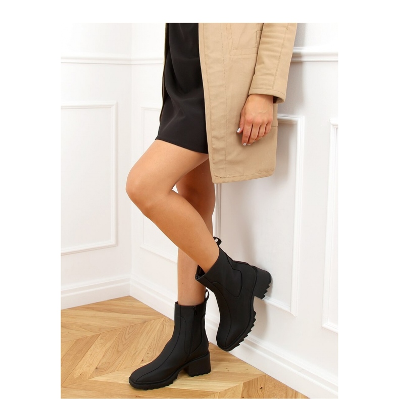 Stivali neri da donna QT33P Nero - Inello 2