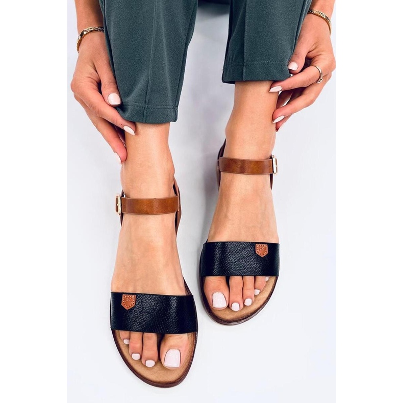 Sandali da donna neri nero 1