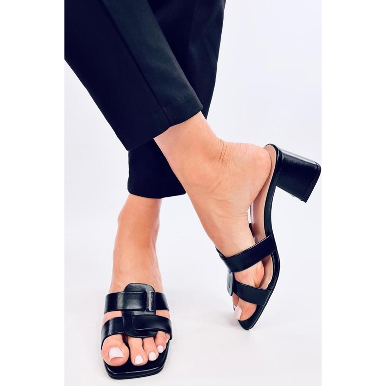 Sandalo Eleganti infradito con tacco alto Lafar Nero - Inello 1