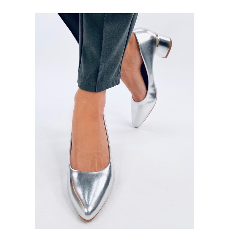 Shers Décolleté con tacco alto argento - Inello grigio 1