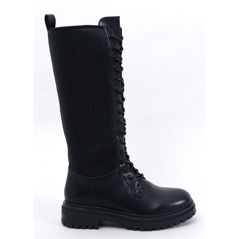 Eddies Black - Stivali Inello con tomaia elastica nero 1