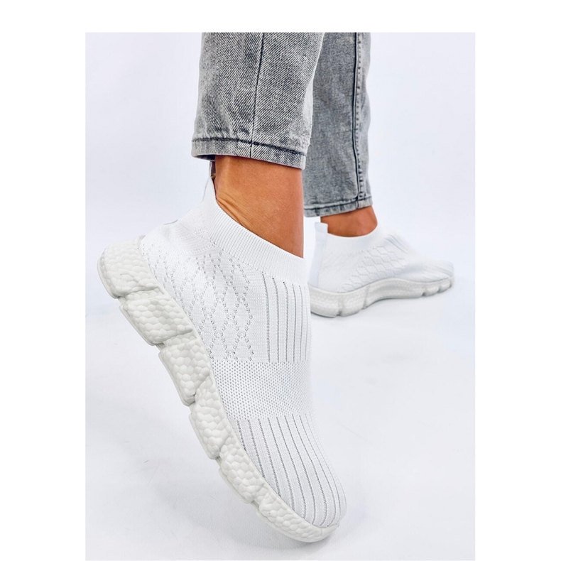 Darts Scarpe sportive a calzino bianche - Inello bianca 1