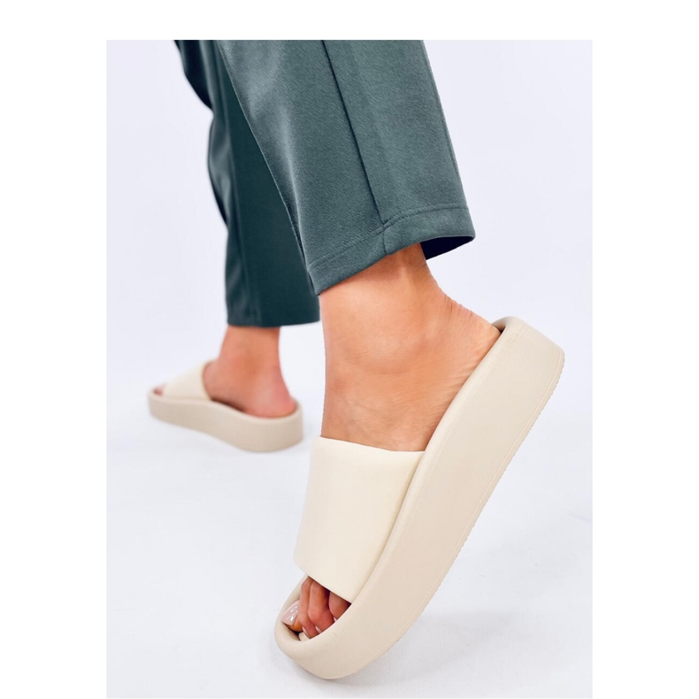 Fontes Sandalo morbido da donna beige - Inello 1