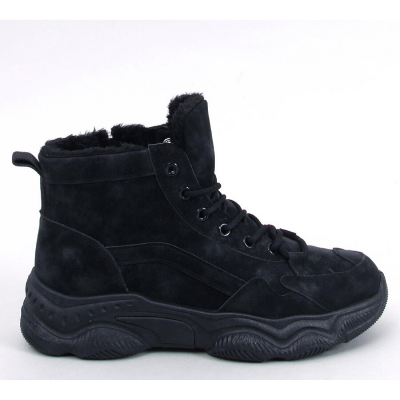 Elius Black - Scarpe da ginnastica invernali isolanti Inello nero 1
