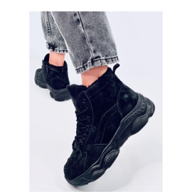 Elius Black - Scarpe da ginnastica invernali isolanti Inello nero 2