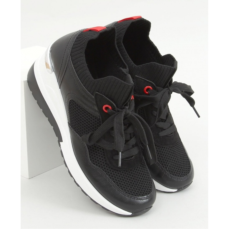 Fenix ​​Sneakers con zeppa nere - Inello nero 1