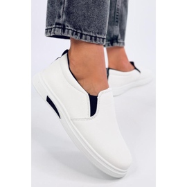Sneakers slip-on Alliot bianche - Inello nero 1