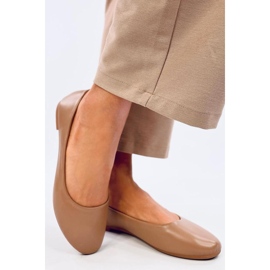 Ballerine Tova Khaki con inserto in pelle - Inello marrone 1
