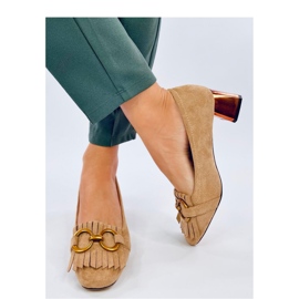 Weinn Décolleté con tacco color rame beige - Inello 2