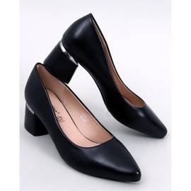 Shers Décolleté nere con tacco alto - Inello nero 1