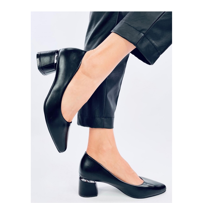 Shers Décolleté nere con tacco alto - Inello nero 2