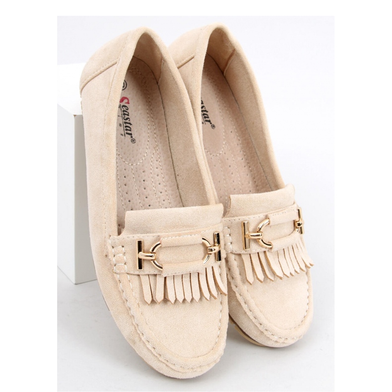 Mocassini da donna Leif Khaki - Inello beige 1
